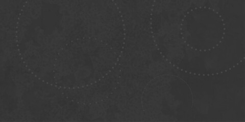 Black abstract background with black circle rings in faded distressed vintage grunge texture design. old geometric pattern paper in modern art design . Simple and elegant abstract design.