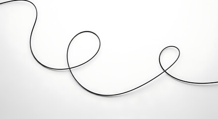 Vector abstract background illustration with isolated metal ring cable design and glasses decoration