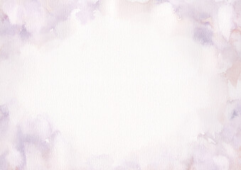 Obraz premium 水彩画のマーブル 大理石 紫 Soft Neutral Lavender purple Watercolor paper Marble Texture Background-300dpi-