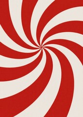 Vibrant red spiral pattern