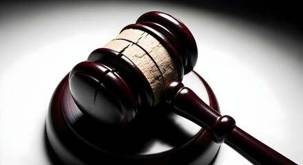 A gavel rests in anticipation, symbolizing law, order, and justice, waiting to bring resolution to complex legal proceedings and court cases now.