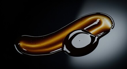 Luxurious dark brown sauce, rich and glossy, suitable for gourmet dishes. Perfect culinary accompaniment, highlighting exquisite flavor ,base ,liquid ,broth