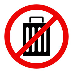 No large bags icon on white background.