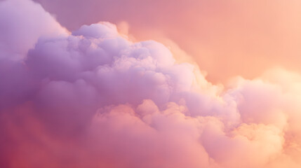 Sky of Dreams: Captivating clouds drift in a symphony of colors, creating a surreal and atmospheric scene, invoking a sense of serenity. 