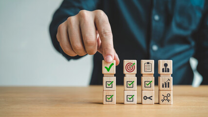 Goal Achievement Success Concept