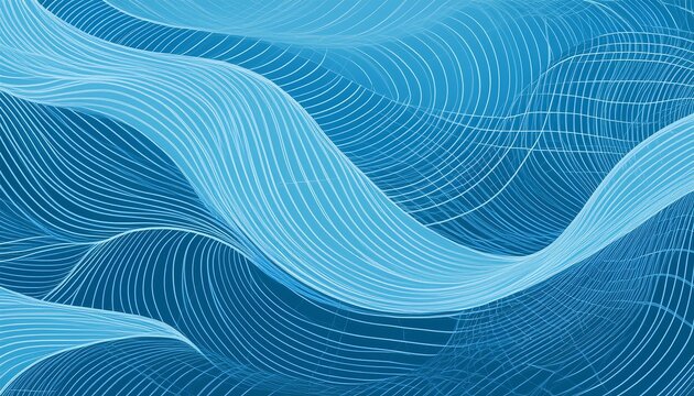 abstract blue grid background texture seamless pattern ocean art - Powered by Adobe