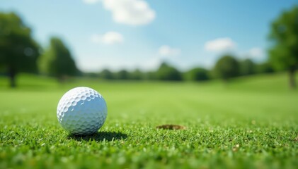 Clean white golf balls overhead shot, pristine surface, recreation, studio shot
