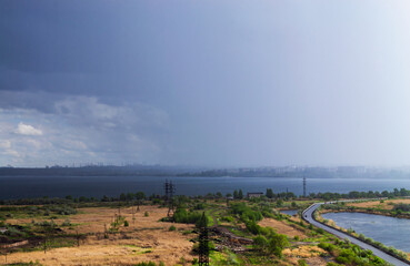 Heavy rains have hit the lake and the surrounding area