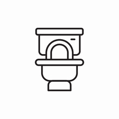 wc toilet icon sign vector