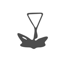 3d rendered illustration of a transparent glass