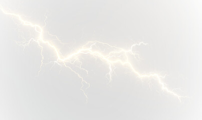 Luminous lightning bolts strike with electric intensity, adding drama to any scene. The fast-moving streaks create dynamic weather energy. Transparent overlay works perfectly for digital compositions.