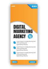 Modern business rack card or dl flyer templates