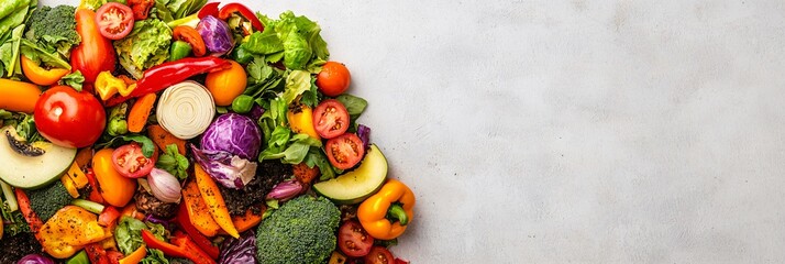 Food waste to compost transformation concept with before-and-after layout.