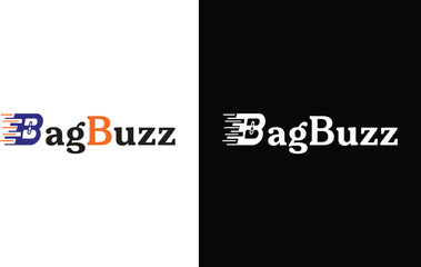 Minimalist BagBuzz Logo for Bag Shop or E-commerce