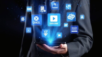 Concept of subscription services provides exclusive digital content. This model offers continuous access, enhancing subscription services with personalized experiences and benefits. Gist