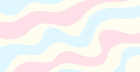 Colorful Pastel Wave fluid Background. Banner.  Abstract Business Wallpaper. Vector Illustration