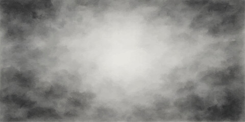 Abstract dark sky cloud texture over old black and white paper background