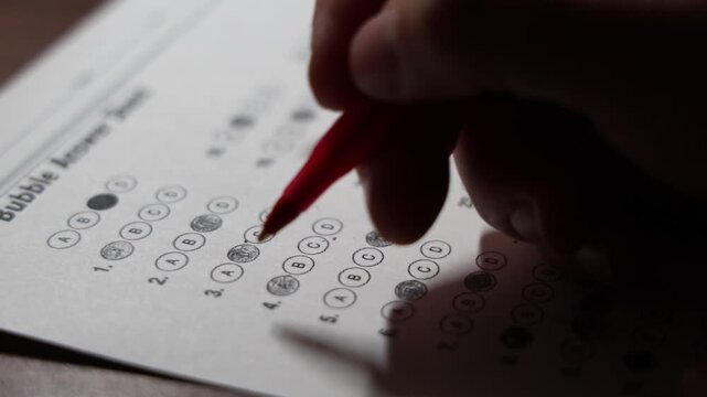 grading test, wrong answers Failing grade with note 