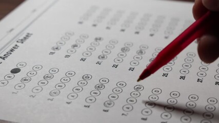 grading a test, passing with an 100% A