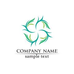 Waves beach logo and symbols template icons app