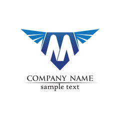 Letter M vector icons such logos