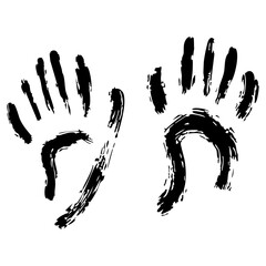 Handprints Scribble