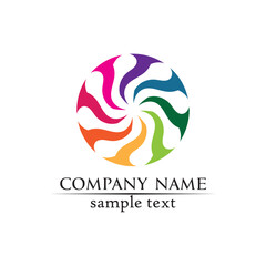 Waves beach logo and symbols template icons app