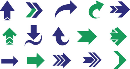 Diverse Arrow Collection Vectors Pointing the Way in Varied Styles and Directions