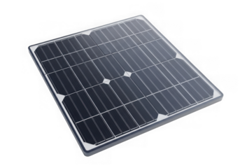 Single solar panel with photovoltaic cells for renewable energy generation