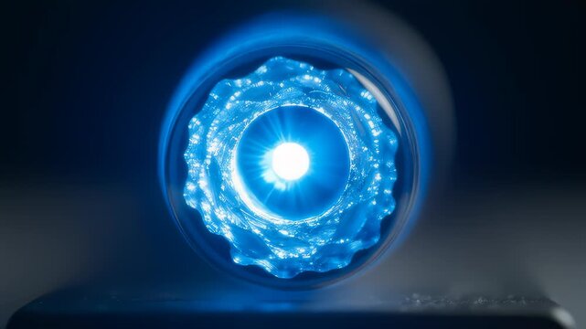 Vibrator Device Shines With Blue Glow for Sexual Health and Wellness