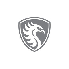 Naklejka premium Strong Eagle Logo Template