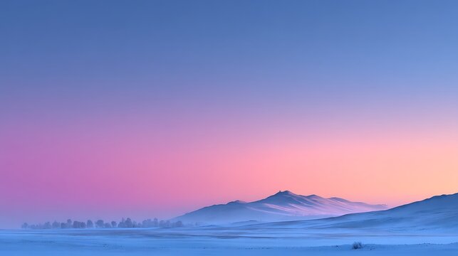 Clean modern gradient with soft winter brightness rising from the lower center, creating calm space for business presentations, analytics dashboards and marketing templates