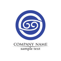 Obraz premium Waves beach logo and symbols template icons app