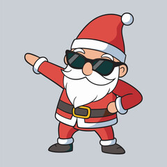 Santa Claus dabbing cool Santa 2