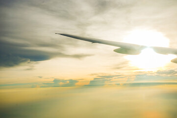 Beautiful blue sky with clouds background.Sky clouds.Sky with clouds weather nature cloud blue