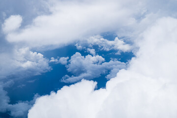 Beautiful blue sky with clouds background.Sky clouds.Sky with clouds weather nature cloud blue