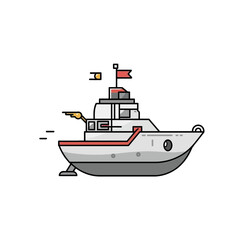 Fototapeta premium Cute Ship Design Very Cool