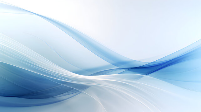 Elegant blue wave background for modern website design or professional presentation, creating a calm and sophisticated feeling with flowing lines and gentle curves