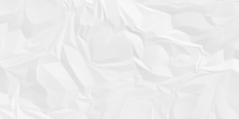 White ragged empty paper rough obsolete wrinkle cardboard crumpled satin fabric ripped cloth decoration background	
