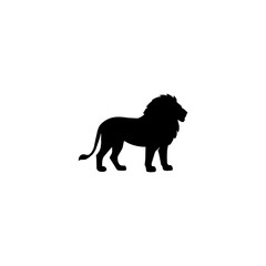 lion silhouette vector
