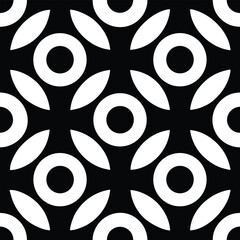 Circular wave like cross sections repeating in organic flowing structure Seamless Pattern Design
