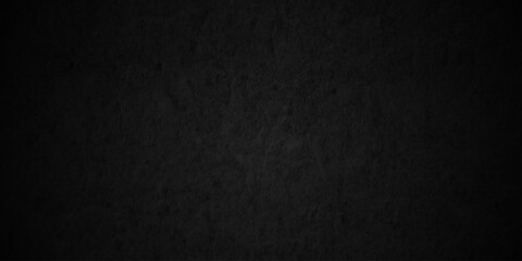 Dark black old wall paper grunge background. black blackboard and chalkboard texture. Dark black concrete wall texture element vintage grunge charcoal paint rough, distress backdrop background.	