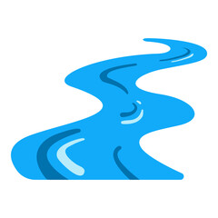 Vector Color Icon - River