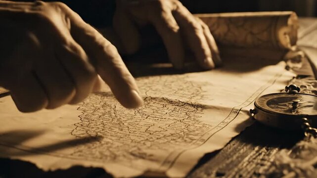 Unfolding the Past - A Journey Through Ancient Maps and Exploration.
