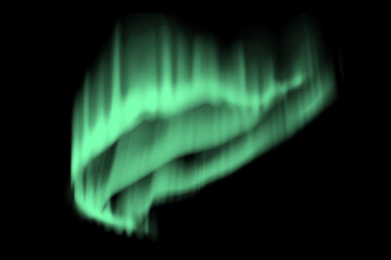 Aurora borealis green patterns northern lights clipart overlay
