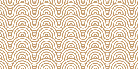 Naklejka premium Vector minimal overlapping abstract brown and wood color repeating overlap fabric floral ornament fashion. abstract pattern creative textile design. seamless diamond geometric tiles background. 