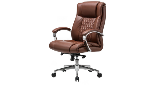 Office chair isolated on transparent background