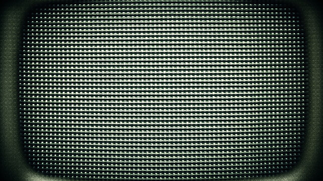 Wallpaper background of vintage television screen with static noise and interference creating a retro pattern of horizontal lines and texture