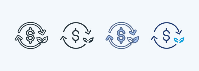 Circular Finance Icon