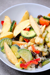 Frozen vegetables. healthy food. kitchen